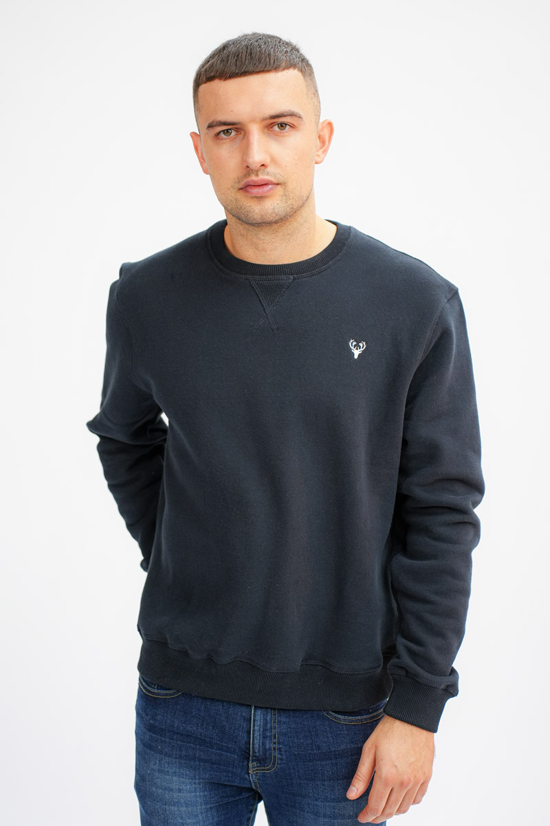 Scott Ellis Ralph Navy Crew neck Sweatshirt