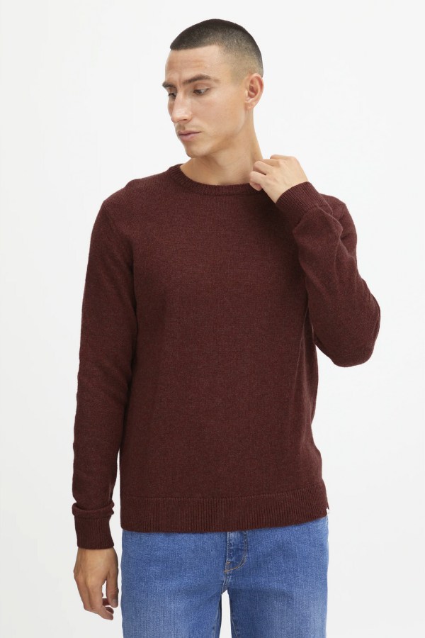 Solid Dyllon Port Mélange Crew Jumper
