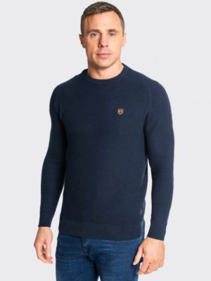 XV Kings Orkney Admiral Navy Crew Knit