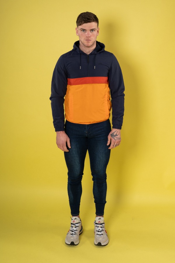 Avventura Nave Diviso Half Zip Windbreaker