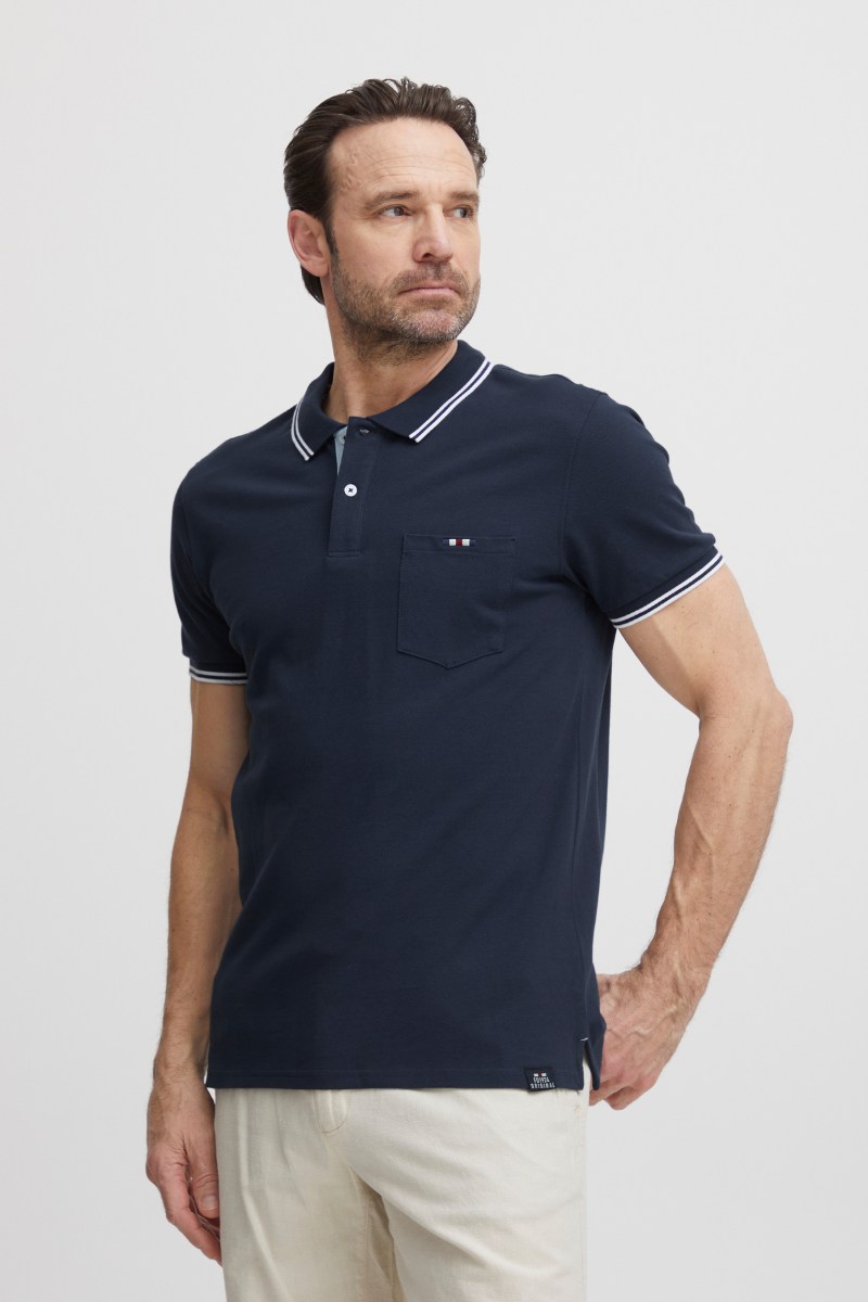 FQ1924 Elvar Navy Men's Polo Shirt
