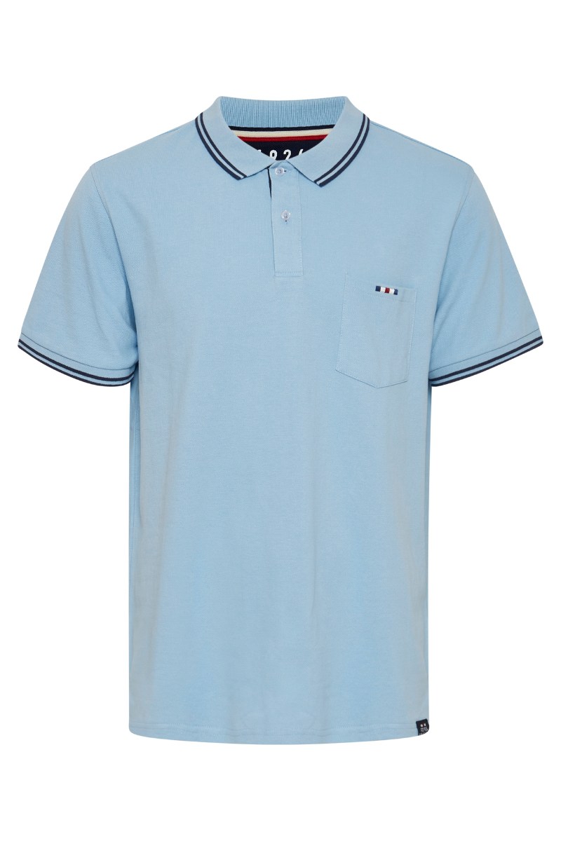 FQ1924 Elvar Sky Blue Men's Polo Shirt