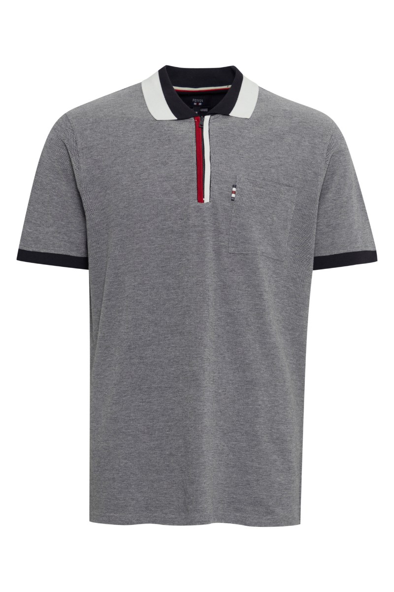 FQ1924 Peter Two Tone Pique Polo Shirt