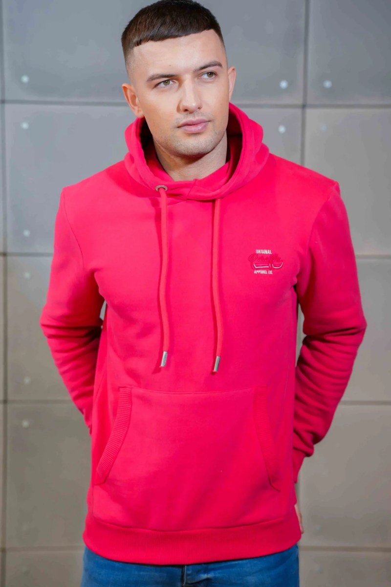 Paraffin Golf Soft Red Overhead Hoodie
