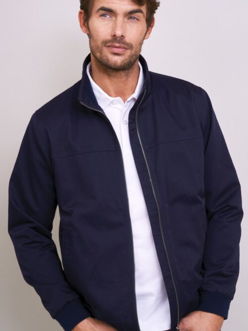 Vedoneire Men's Cotton Harrington Jacket Navy