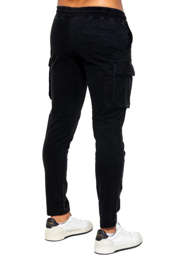 Combat cargo pants in black