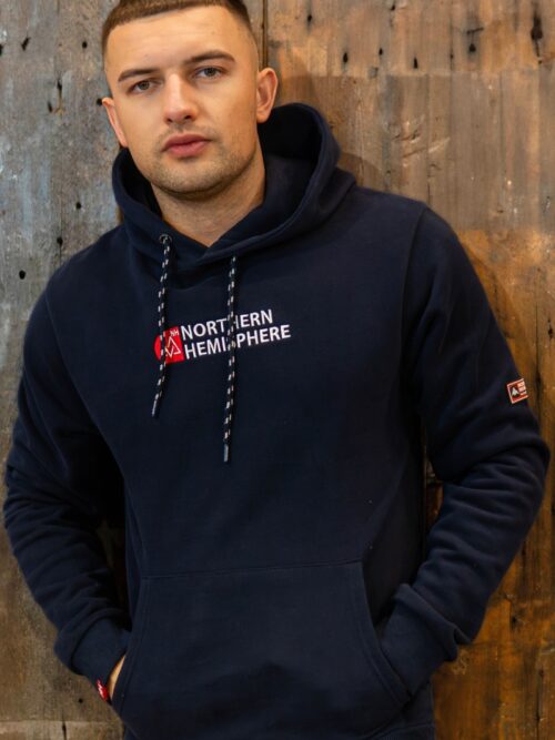 Northern Hemisphere Overhead Hoodie Navy
