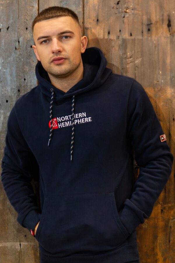 Northern Hemisphere Overhead Hoodie Navy
