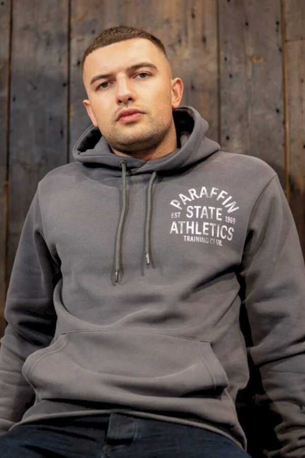 Grey Men's Hoody | Paraffin Menswear