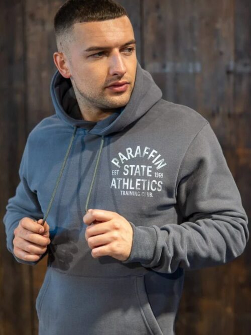 Paraffin Athletics Varsity Hoodie Grey