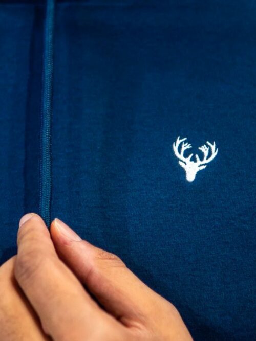 Men's navy blue hoodie | Scott Ellis | Clothing Mayo
