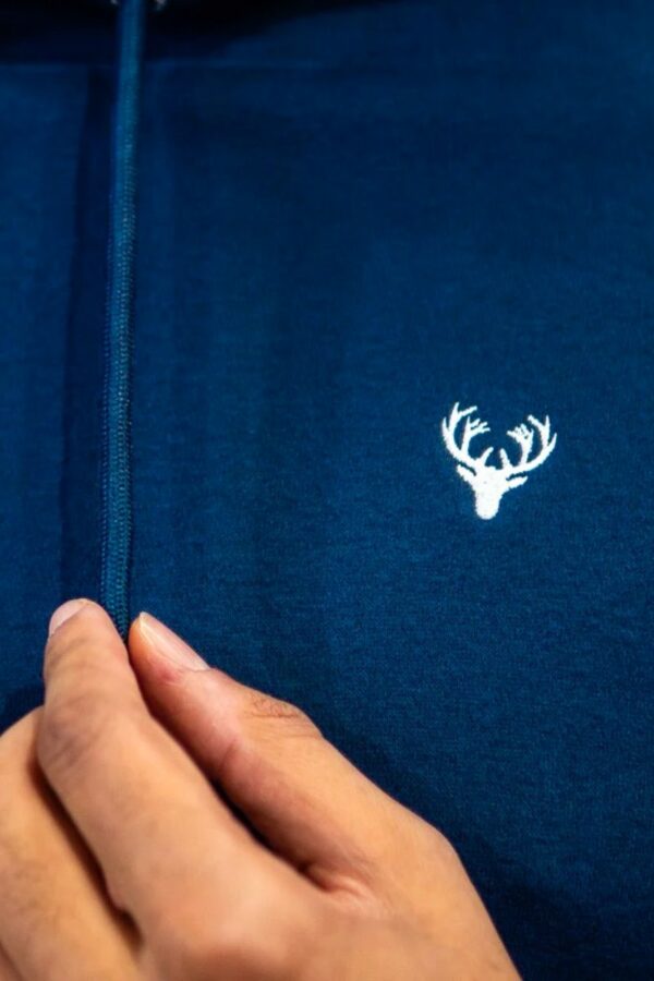 Men's navy blue hoodie | Scott Ellis | Clothing Mayo