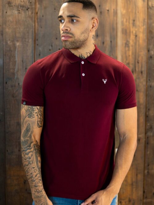 Scott Ellis Marco Polo Shirt | Burgundy