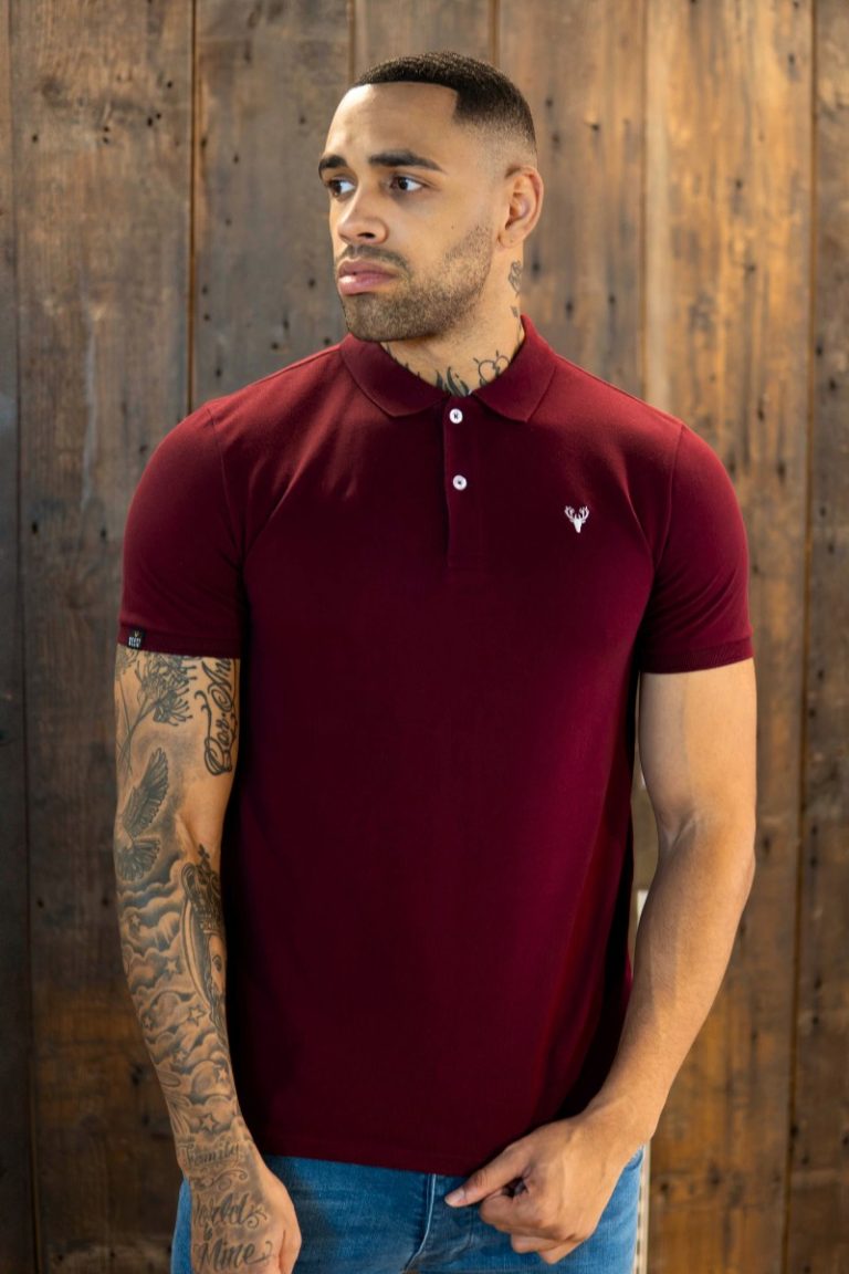 Scott Ellis Marco Polo Shirt | Burgundy
