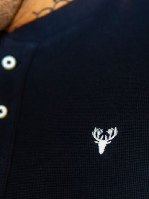 Long sleeve grandfather tee navy