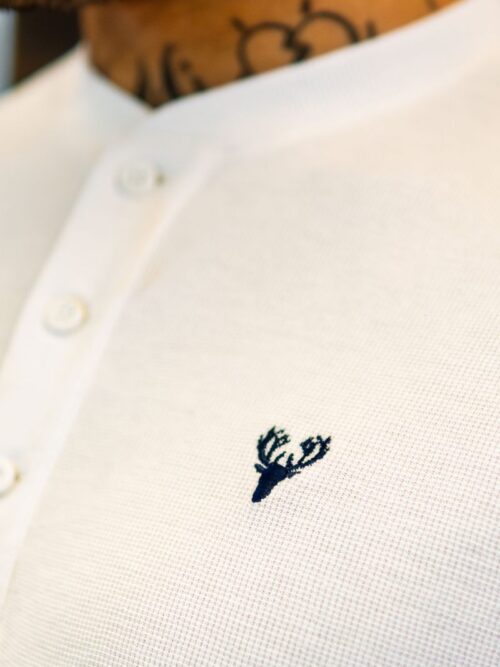 Scott Ellis Tyler Henley T-Shirt | White