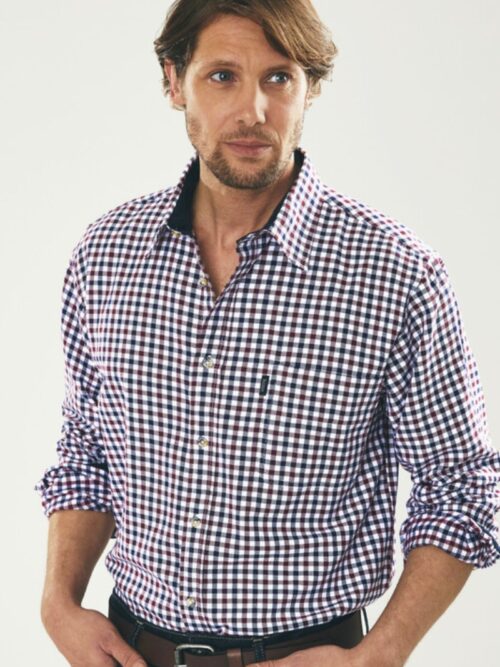 Men's Long SLeeve Cotton Shirt | Irish Brand