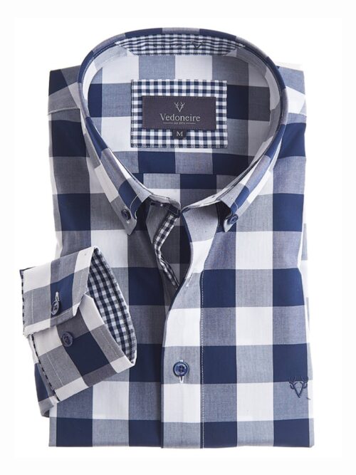 Vedoneire Men's Classic Button Down Long Sleeve | Bader
