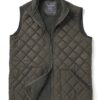 Vedoneire Men's Fleece Lined Quilted Gilet Green