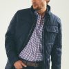 Vedoneire Men's Quilted Jacket Navy | Diamond Quilt Coat