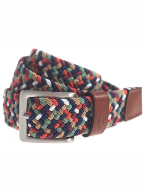 Vedoneire Mens Stretch Braided Belt | Brights