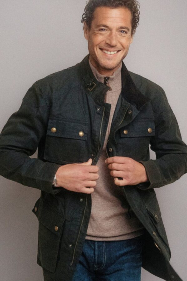 Vedoneire Men's Wax Jacket Green