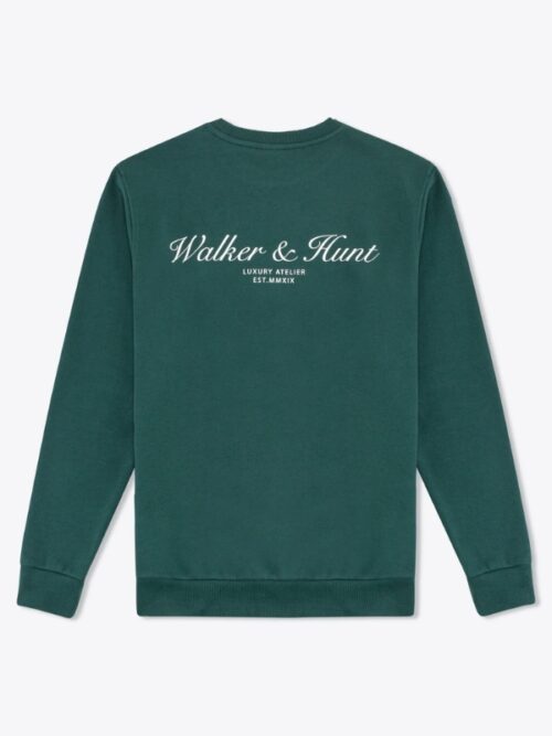 Walker & Hunt Atelier Sweatshirt- Racing Green