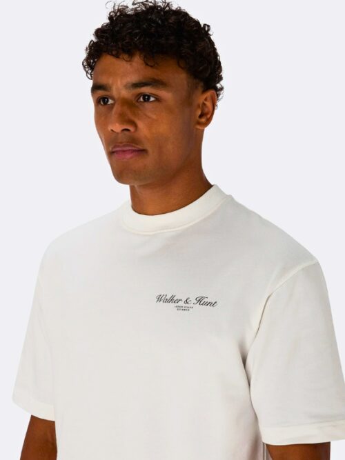 White Casual T-Shirt Mens