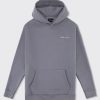 Walker & Hunt Script Hoodie | Slate Grey