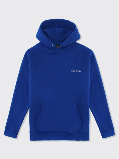 Walker & Hunt Script Hoodie | Cobalt Blue
