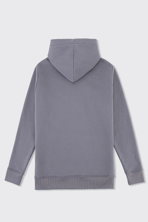 Grey overhead hoody