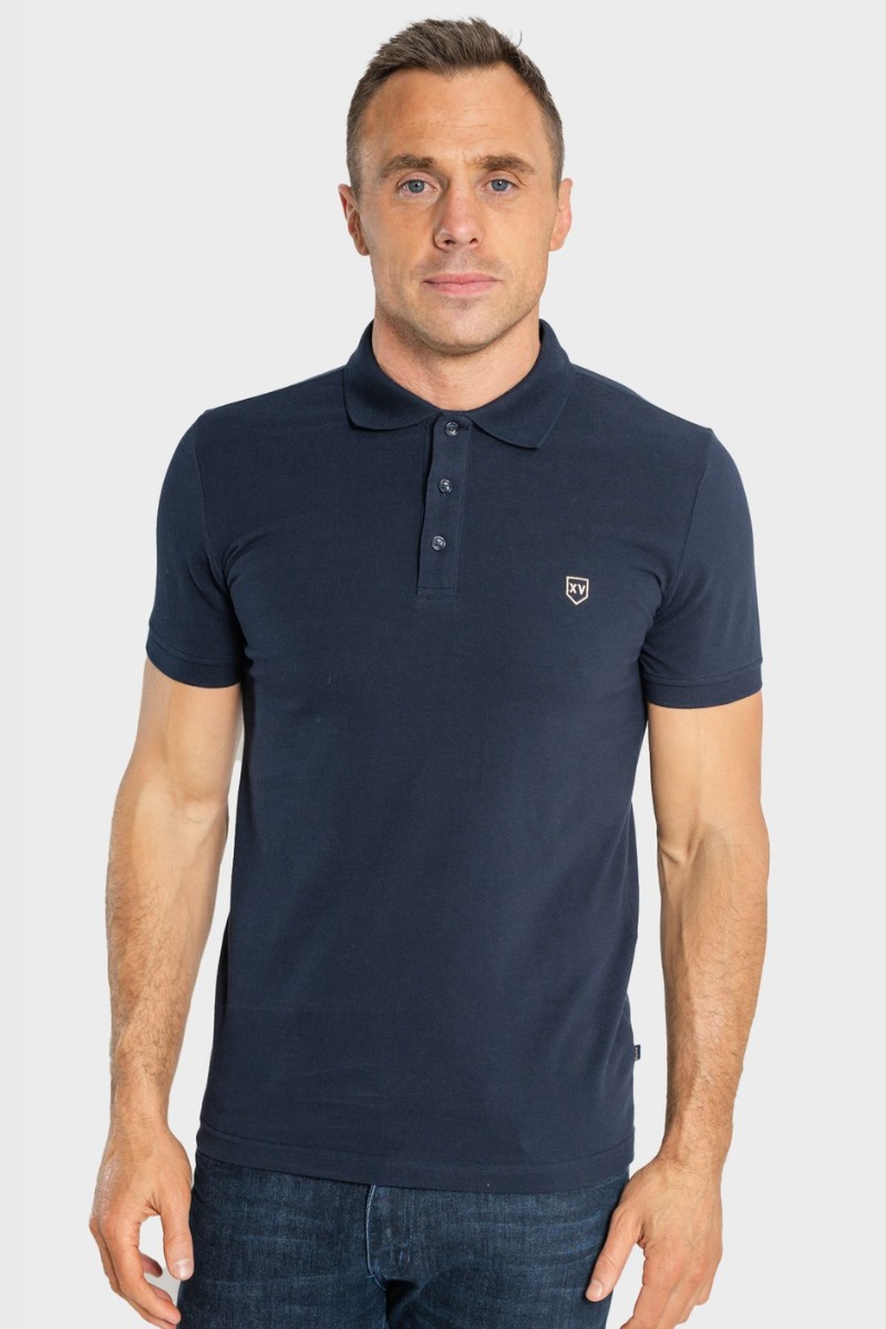 XV Kings Zebras Polo Shirt | Classic Navy