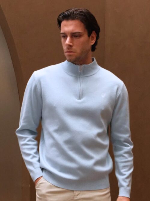 Sky Blue Premium Knitwear for men