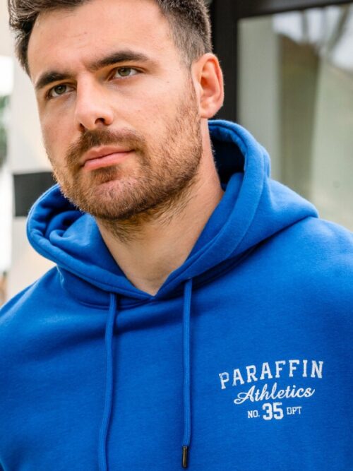 Paraffin Menswear Hoody in Blue
