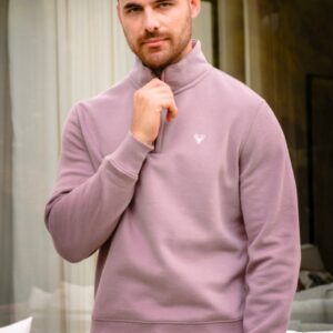 Scott Ellis Chandler 1/4 Zip | Mauve