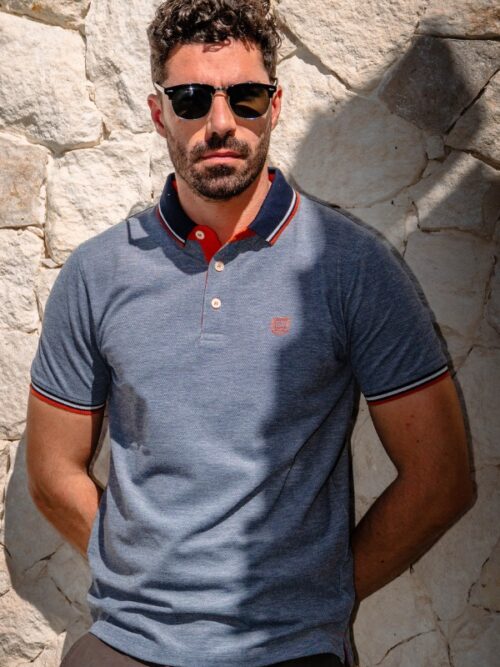 Scott Ellis Gino Polo Shirt | Denim