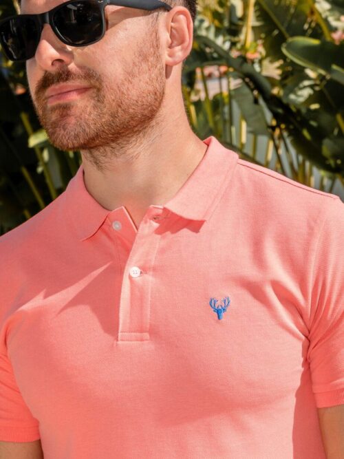 Summer Tees for men in Peach