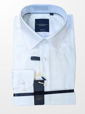 Lloyd and Jefferson White Suit Shirt | Regular Fit