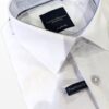 Premium regular fitting white suit shirt