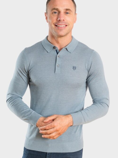 XV Kings Galactus Long Sleeve Polo Sky Haze