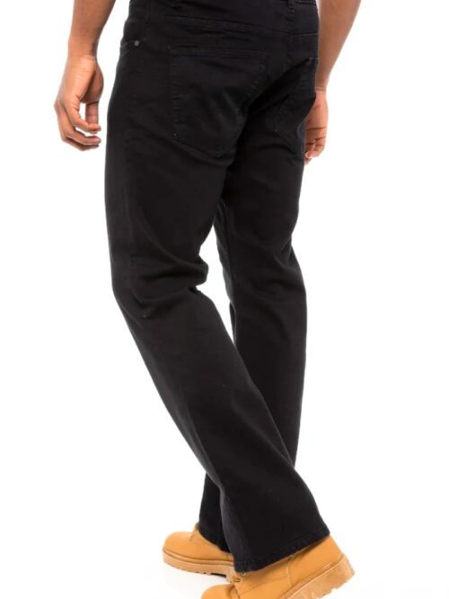 5 Pocket Black Bootcut Denims