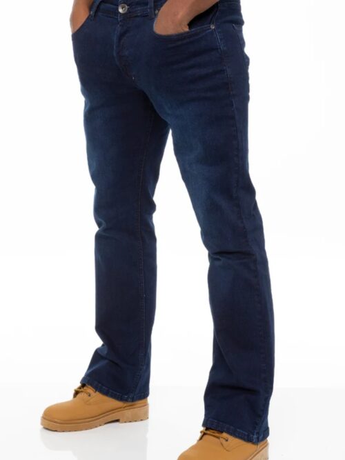 Enzo Bootcut Jeans Indigo Wash