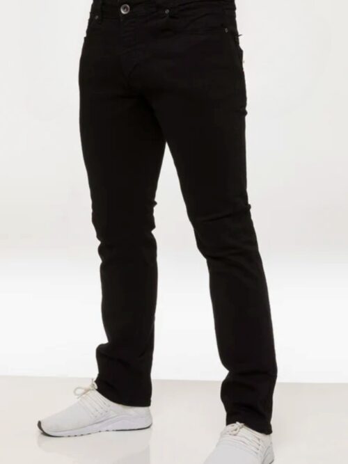 Enzo Straight Leg Jeans Black