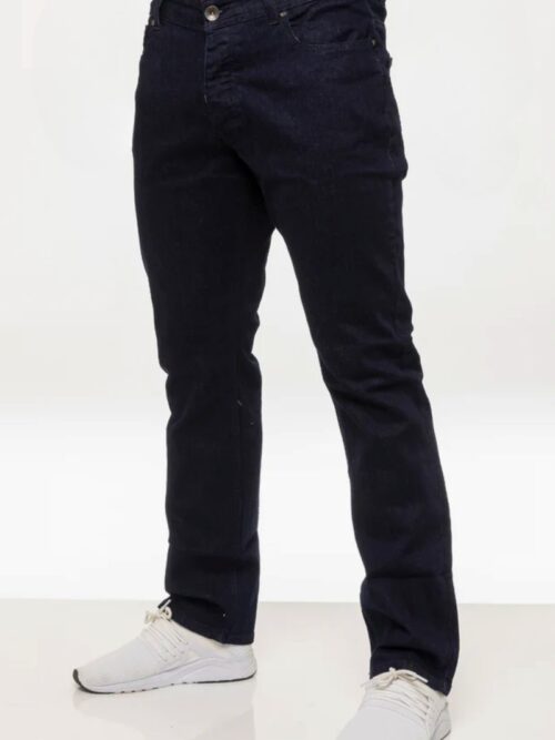 Enzo Straight Leg Jeans Blue Wash