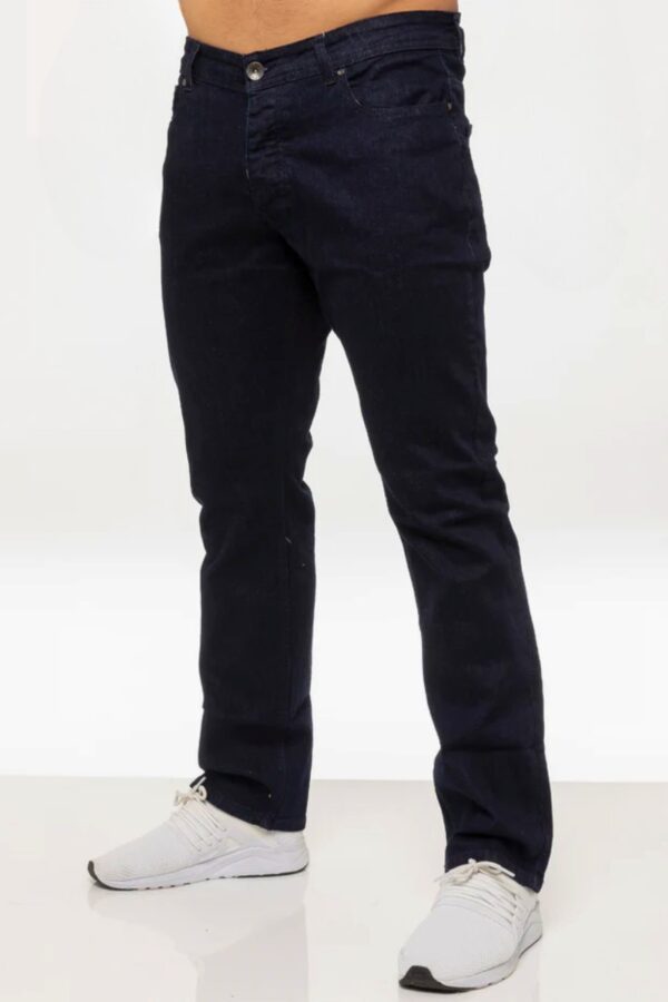 Enzo Straight Leg Jeans Blue Wash