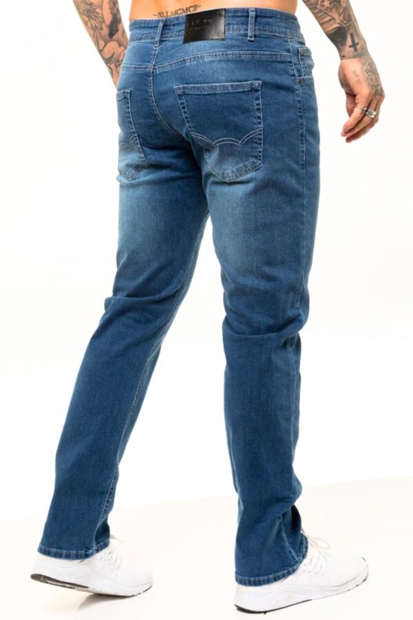 Straight Leg denim jeans in a light wash