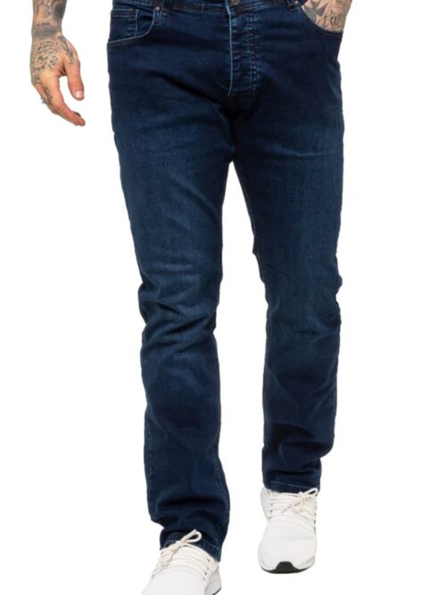 Medium Wash Straight Leg Jeans