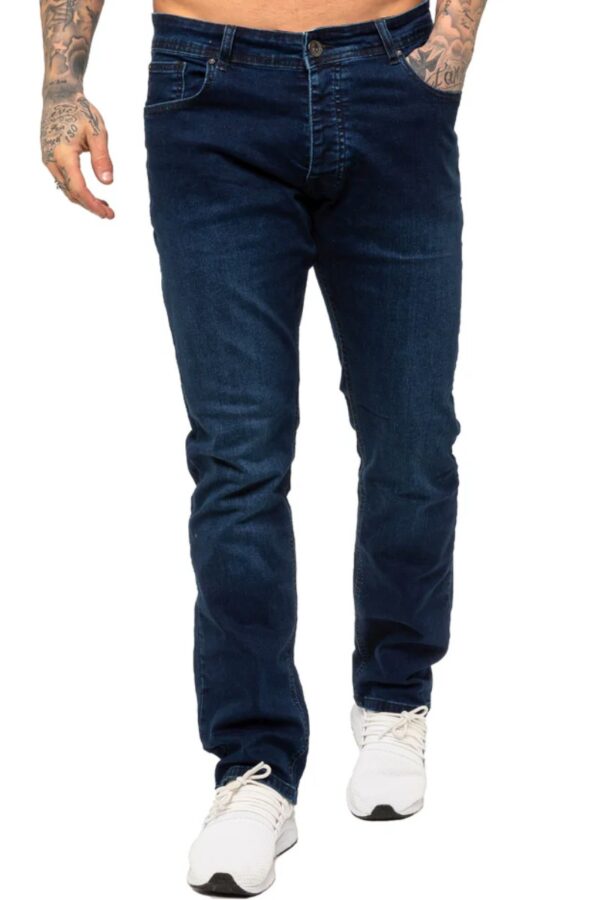 Medium Wash Straight Leg Jeans