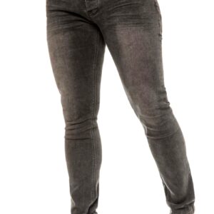Eto Navy Hyper Stretch Slim Jeans | Grey