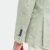 Tailored fitting sage blazer